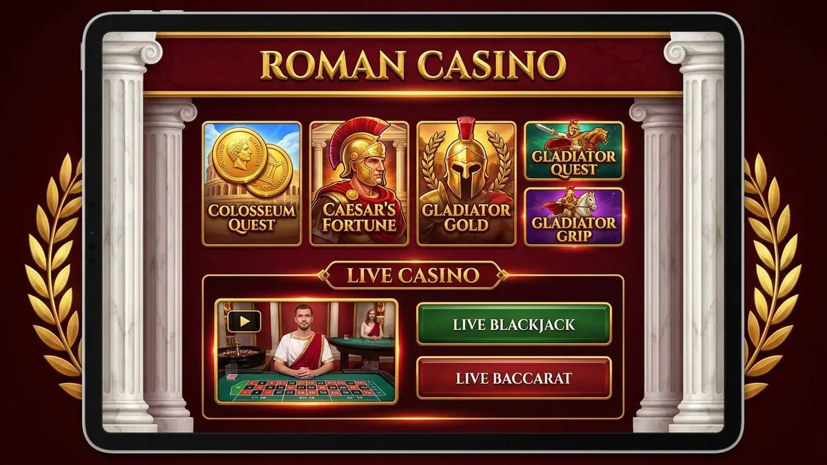 Gry kasynowe Roman Casino